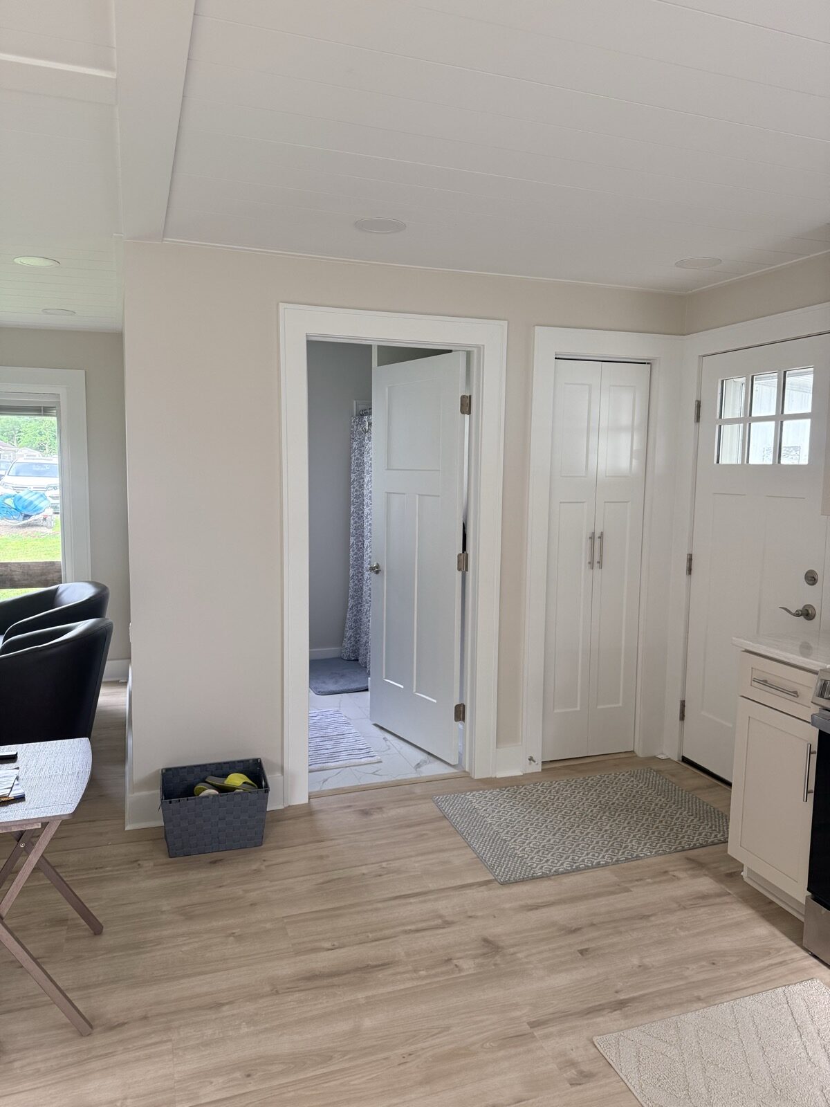 Updated cottage entry after remodel