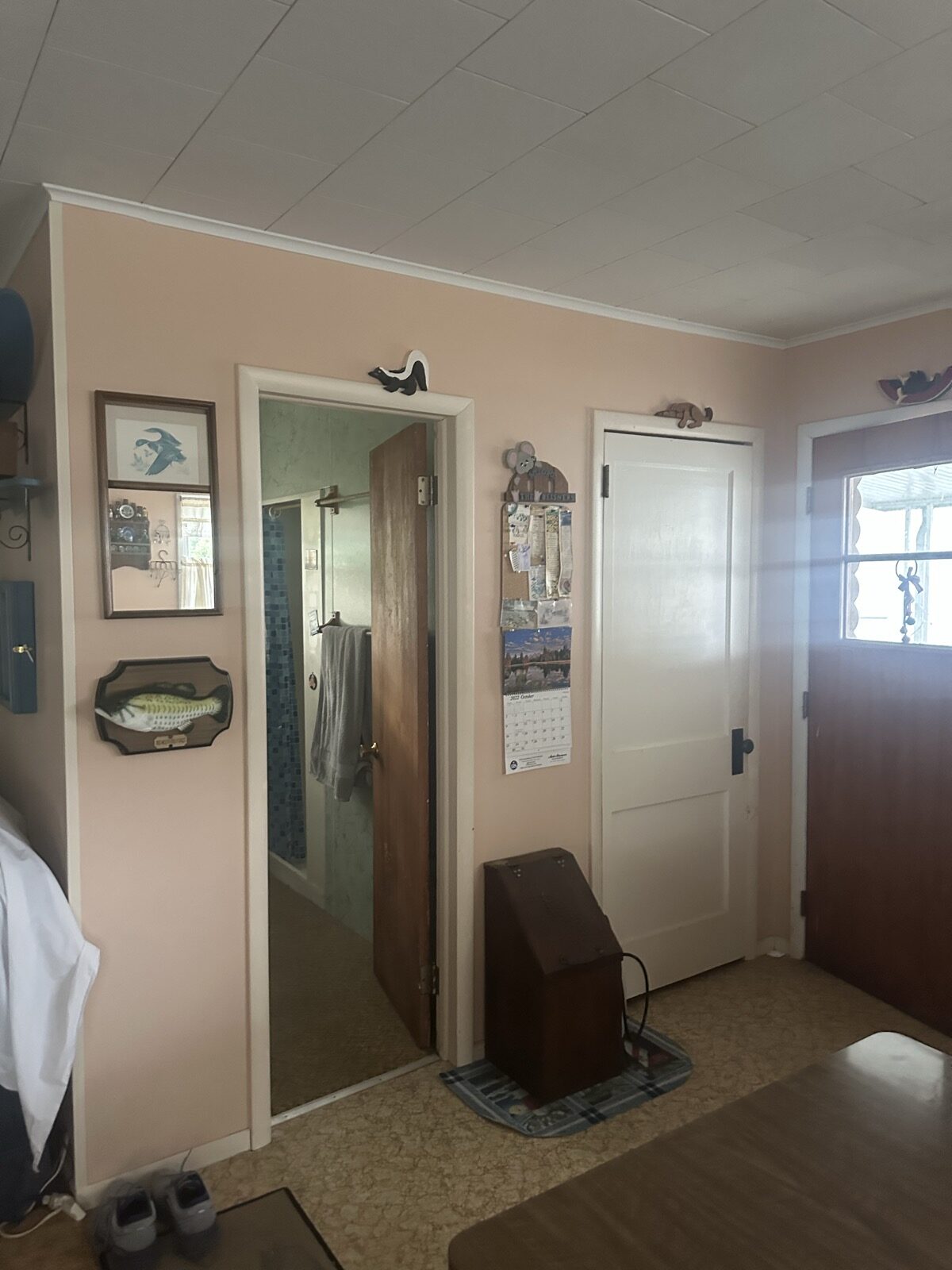 Older cottage entry before remodel